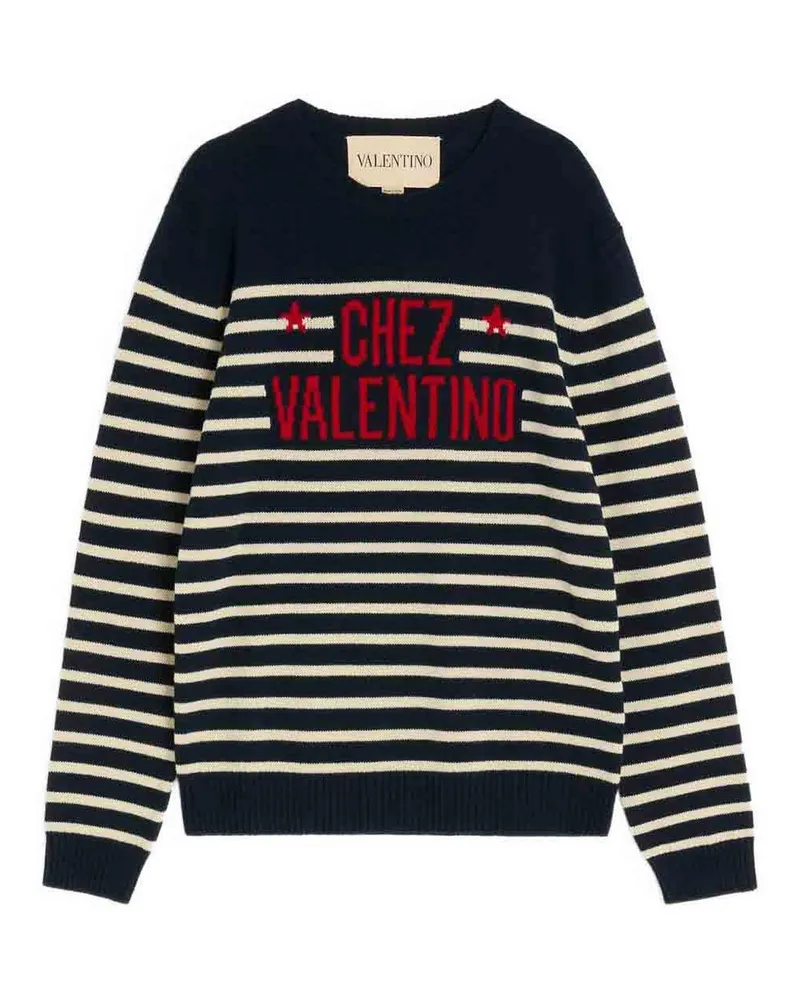 Valentino Garavani Rundhalspullover - Schwarz Schwarz