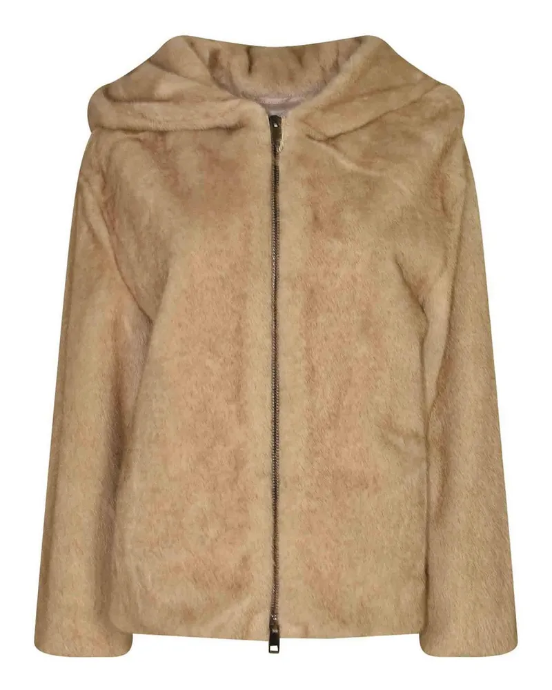 P.A.R.O.S.H. P. A.R. O.S. H. Knielanger Mantel - Beige Beige