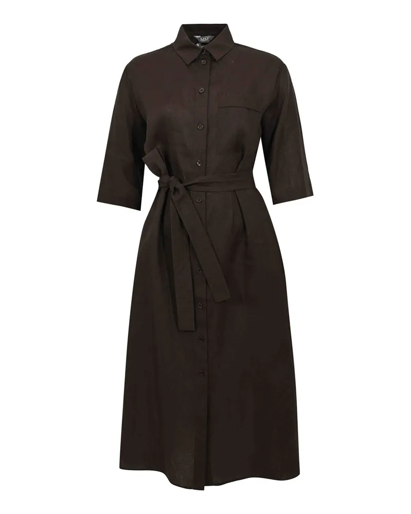 Maison Margiela Knielanges Kleid - Braun Braun