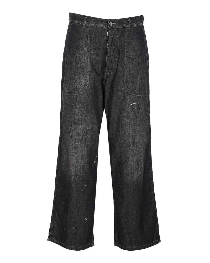 Maison Margiela Bootcut Jeans - Schwarz Schwarz
