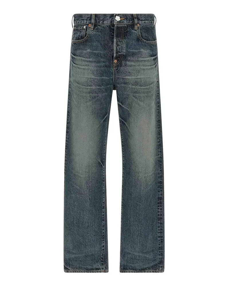 Kenzo Straight Leg Jeans - Blau Blau