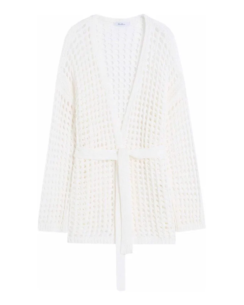 Max Mara Rundhalspullover - Creme Creme