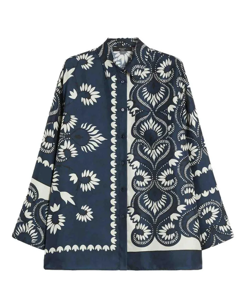 Max Mara Abendkleid - Blau Blau