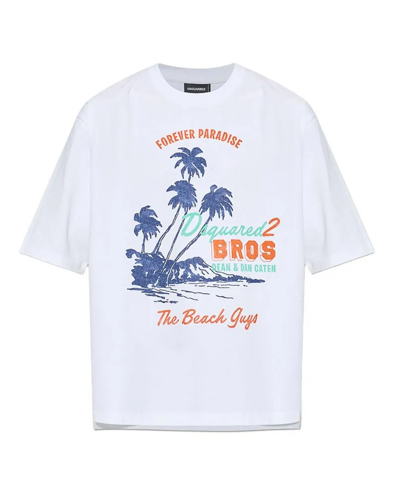 Dsquared2 T-Shirt - Weiß Weiß