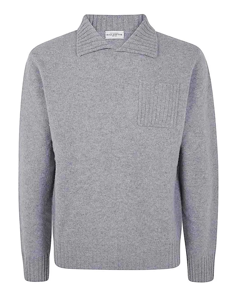 Ballantyne Rollkragenpullover - Grau Grau