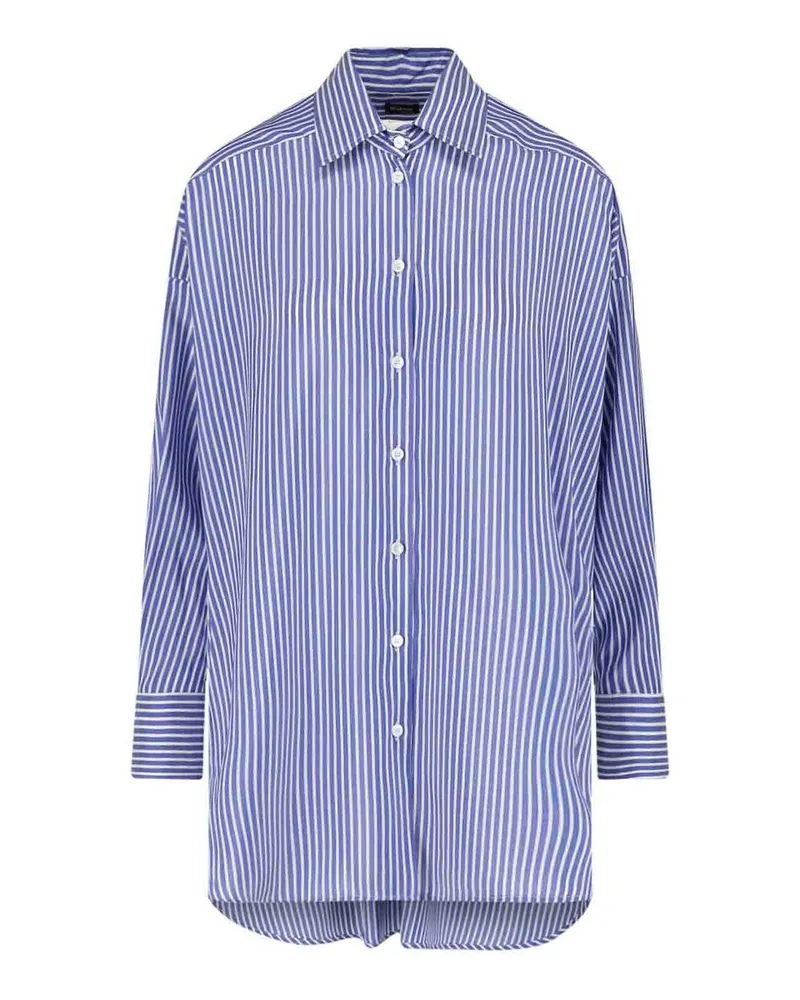 Kiton Hemd - Blau Blau