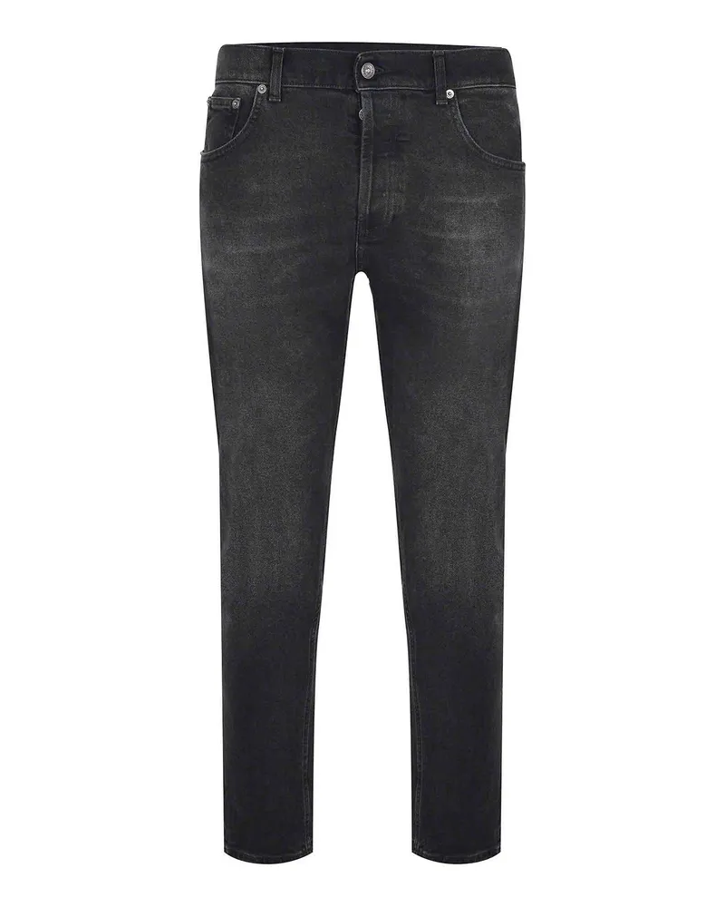 Dondup Straight Leg Jeans - Schwarz Schwarz