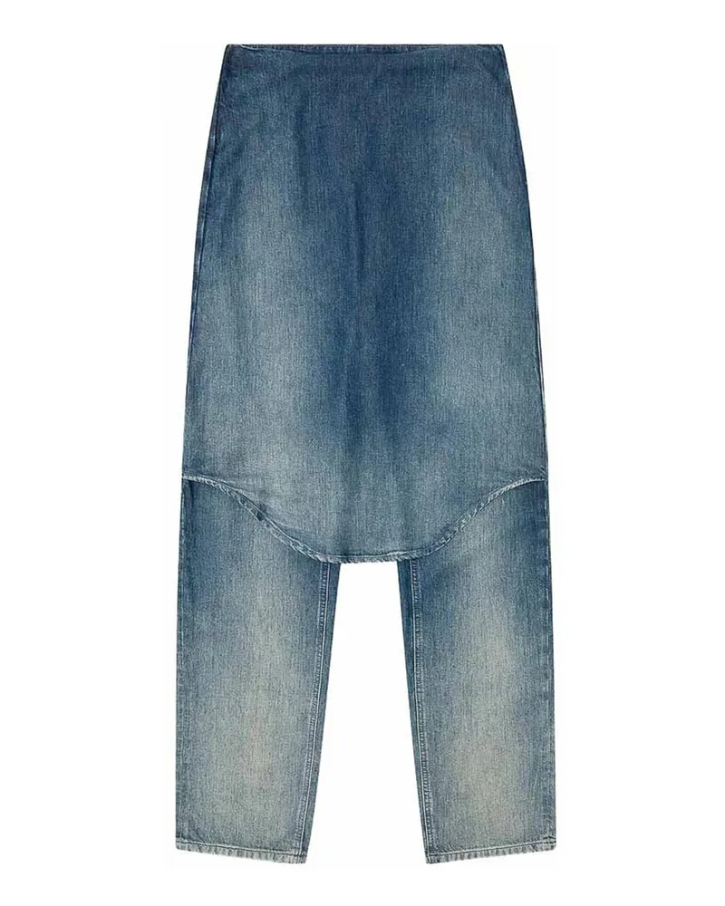 Diesel Straight Leg Jeans - Blau Blau