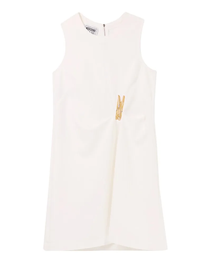 Moschino Knielanges Kleid - Weiß Weiß