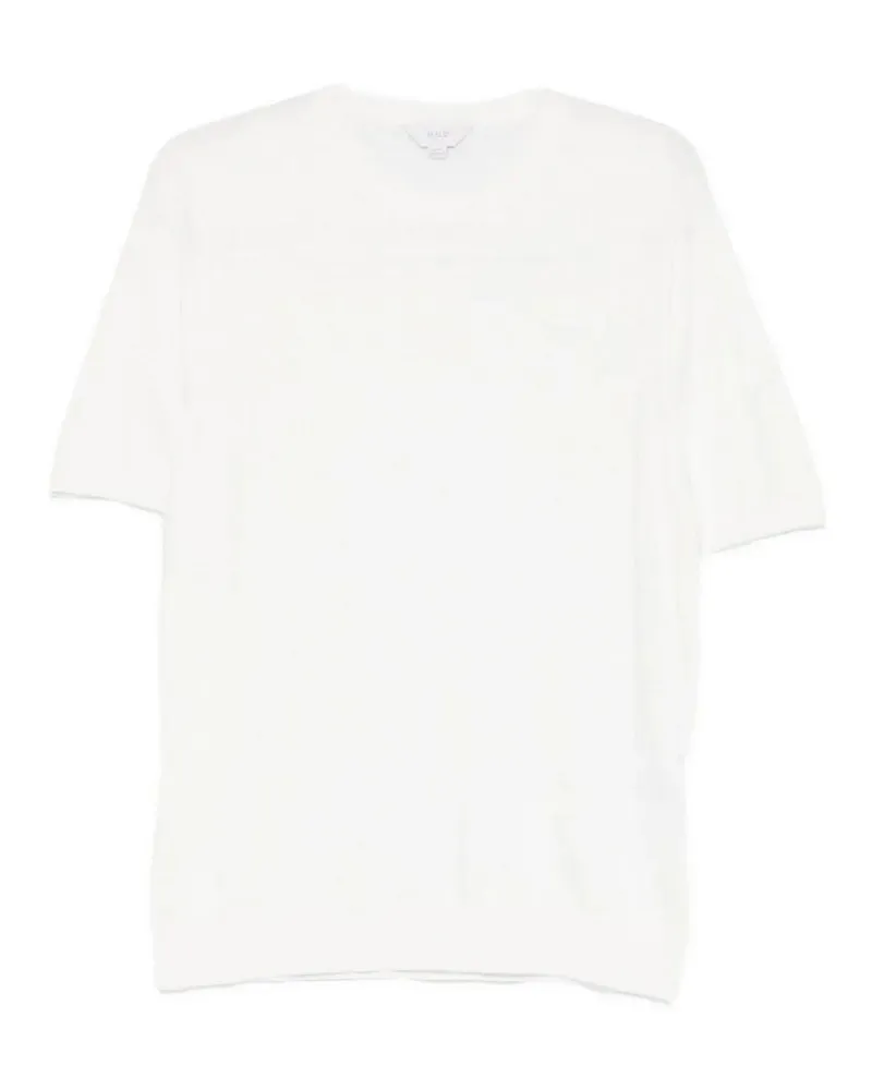 Malo Rundhalspullover - Weiß Weiß