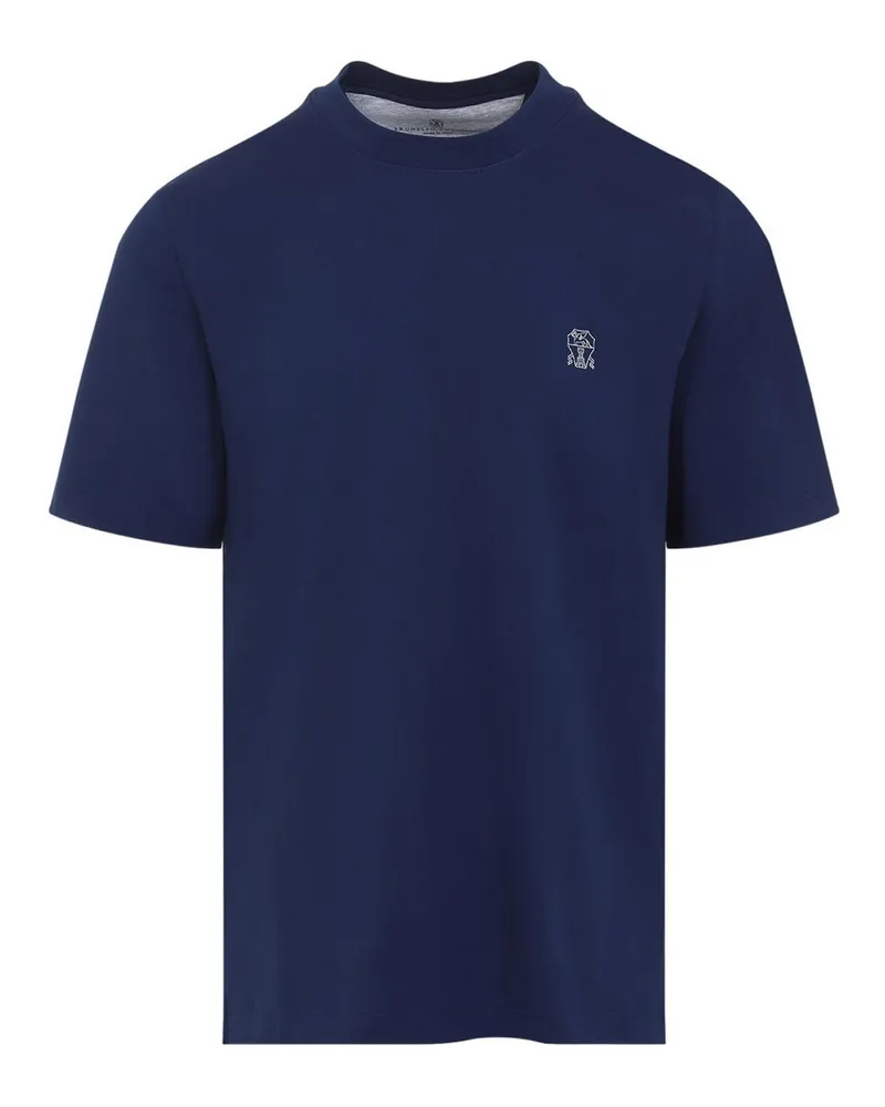 Brunello Cucinelli T-Shirt - Blau Blau