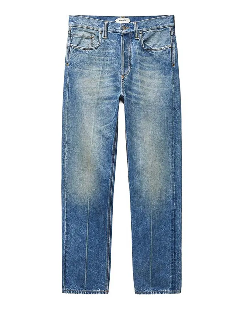 Versace Straight Leg Jeans - Blau Blau