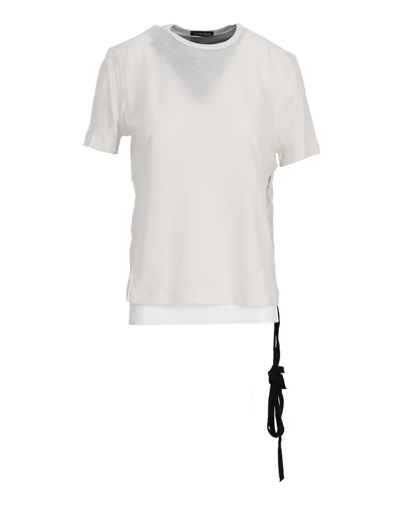 Ann Demeulemeester T-Shirt - Schwarz Weiß