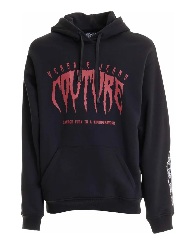 Versace Jeans Rundhalspullover - Schwarz Schwarz