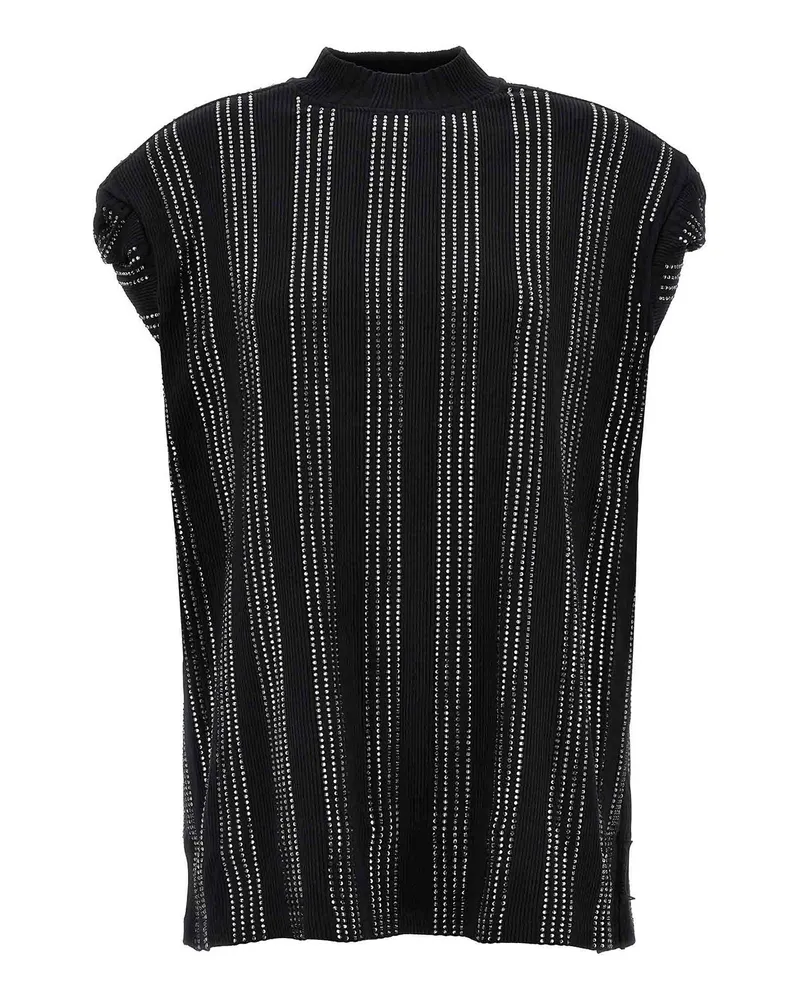 ATTICO Maxikleid - Schwarz Schwarz