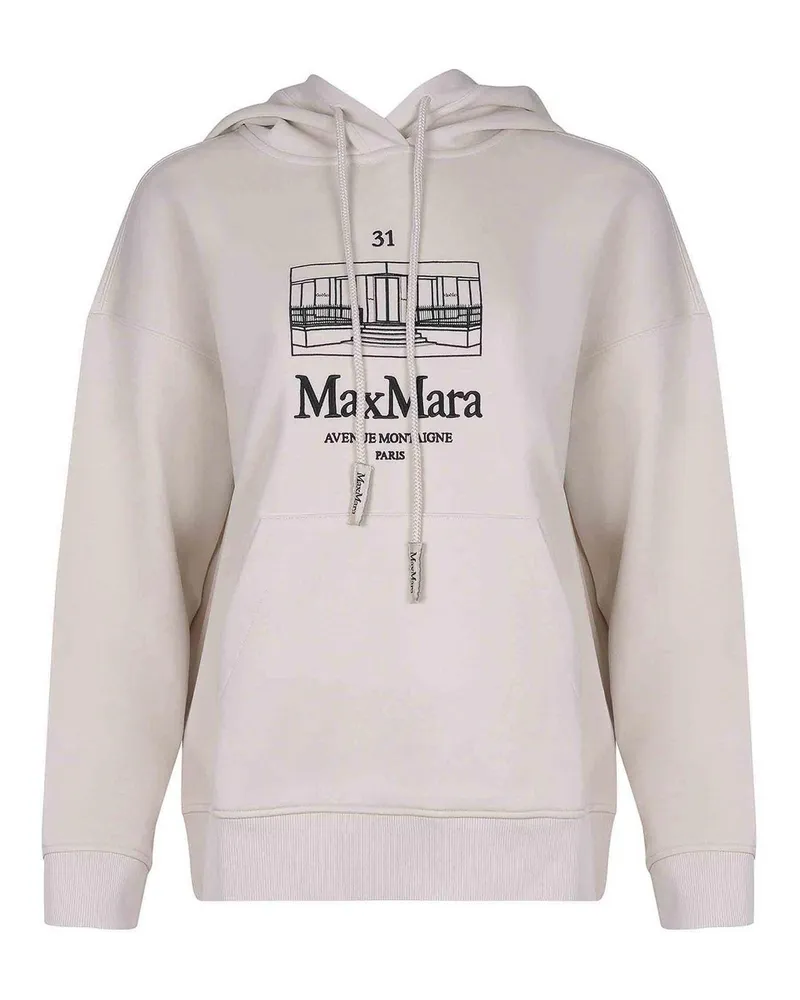 Max Mara Sweatshirt - Weiß Weiß