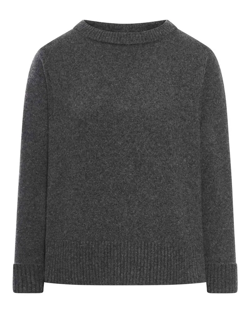 Roberto Collina Rundhalspullover - Grau Grau