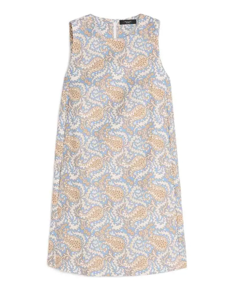 Max Mara Kurzes Kleid - Hellblau Hellblau
