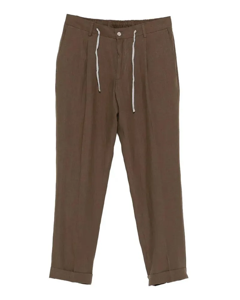 BARBA Casual Hose - Dunkelbraun Dunkelbraun