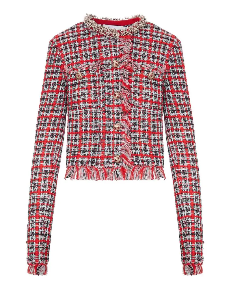 Self-Portrait Kurzes Kleid - Rot Rot