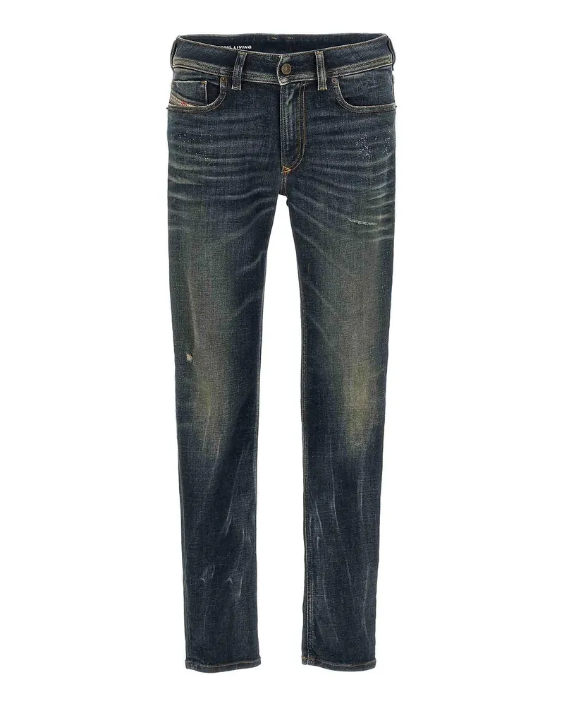 Diesel Straight Leg Jeans - Blau Blau