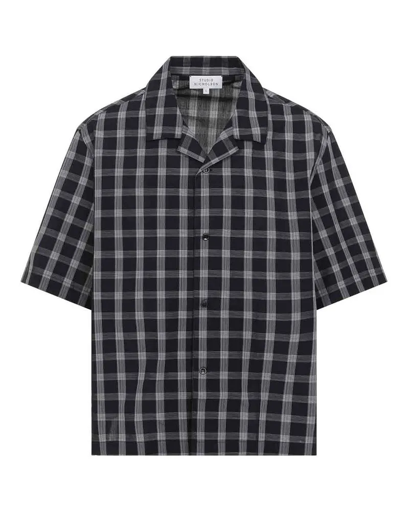 Studio Nicholson Hemd - Schwarz Schwarz