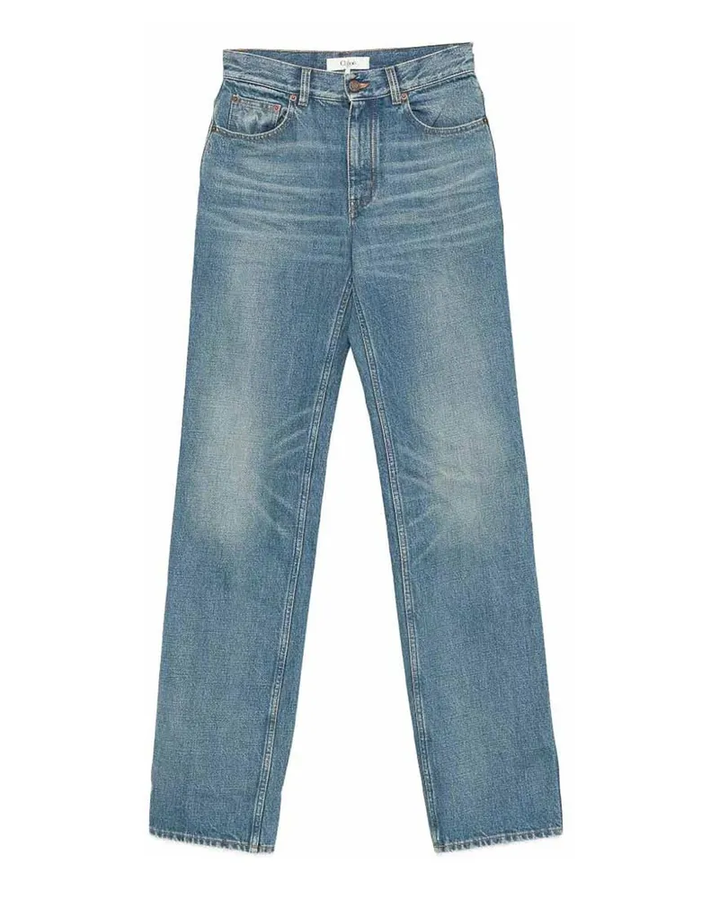 Chloé Straight Leg Jeans - Blau Blau