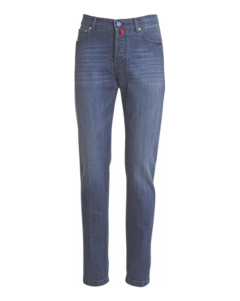 Kiton Straight Leg Jeans - Denim Denim