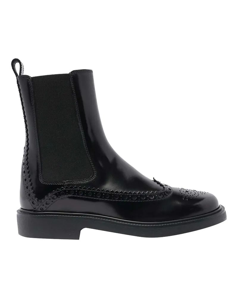 TOD'S Stiefeletten - Schwarz Schwarz