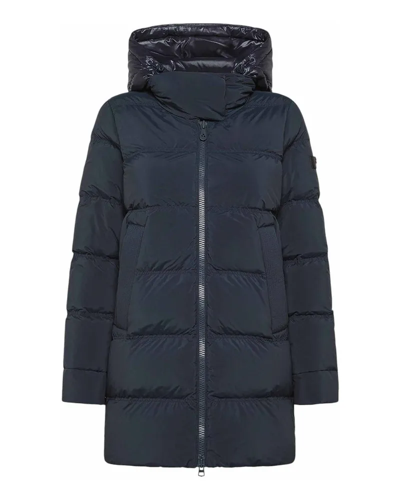 Peuterey Knielanger Mantel - Blau Blau