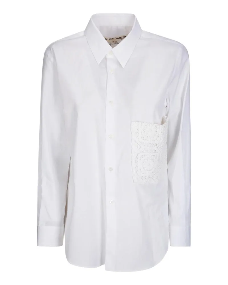 Comme des Garçons Bluse - Weiß Weiß