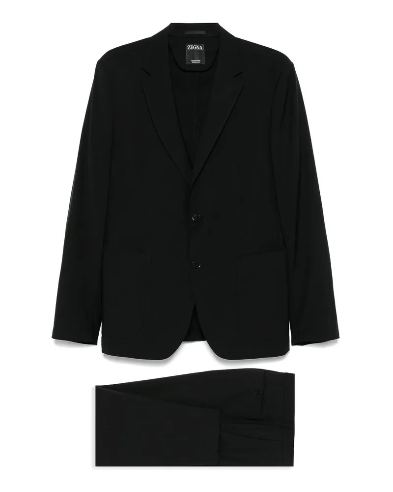 Ermenegildo Zegna Eleganter Anzug - Schwarz Schwarz