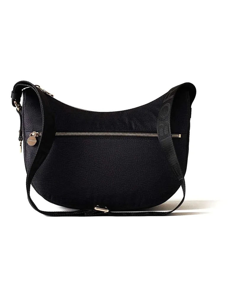 Borbonese Schultertasche - Schwarz Schwarz