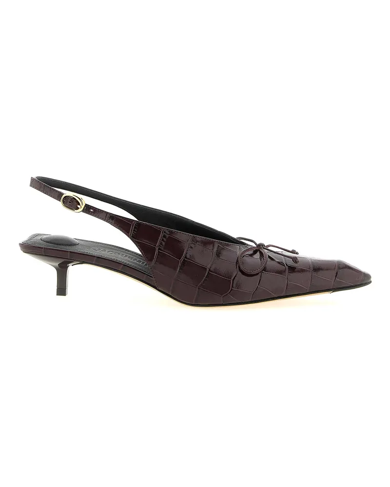 Jacquemus Sandalen - Bordeaux Dunkelrot