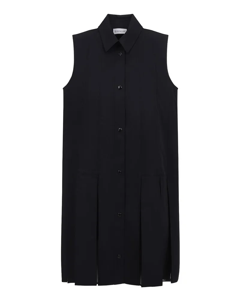 Moncler Knielanges Kleid - Schwarz Schwarz