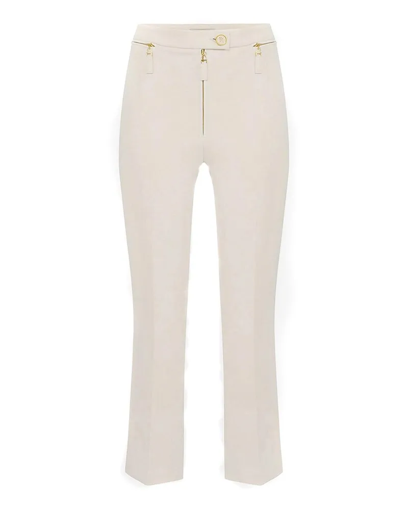 Elisabetta Franchi Casual Hose - Weiß Weiß