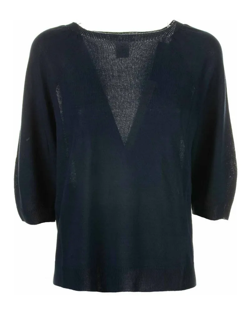 Kangra Cashmere T-Shirt - Blau Blau