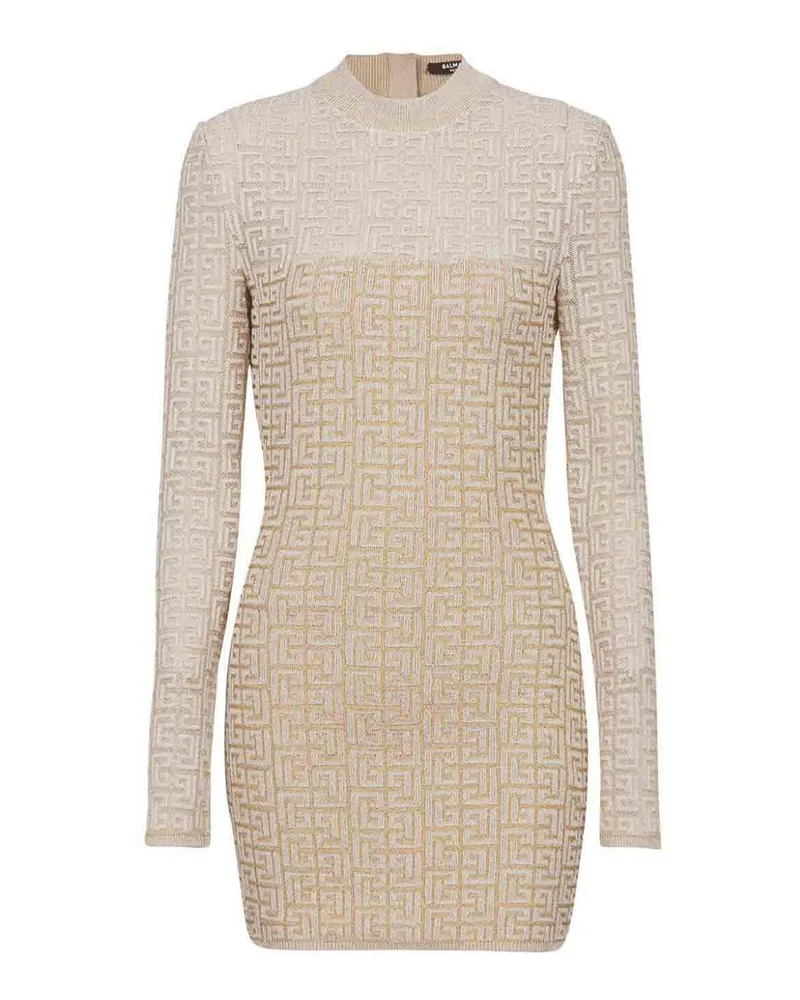 Balmain Kurzes Kleid - Beige Beige