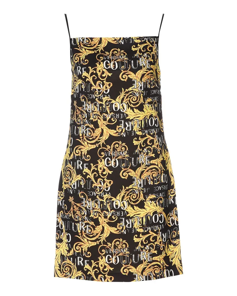 Versace Jeans Kurzes Kleid - Schwarz Schwarz