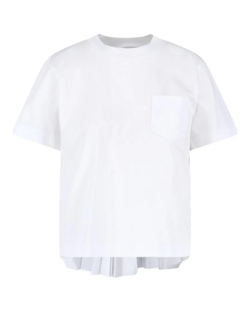 Sacai T-Shirt - Weiß Weiß
