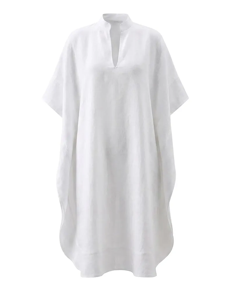 120% Lino Tunik - Weiß Weiß