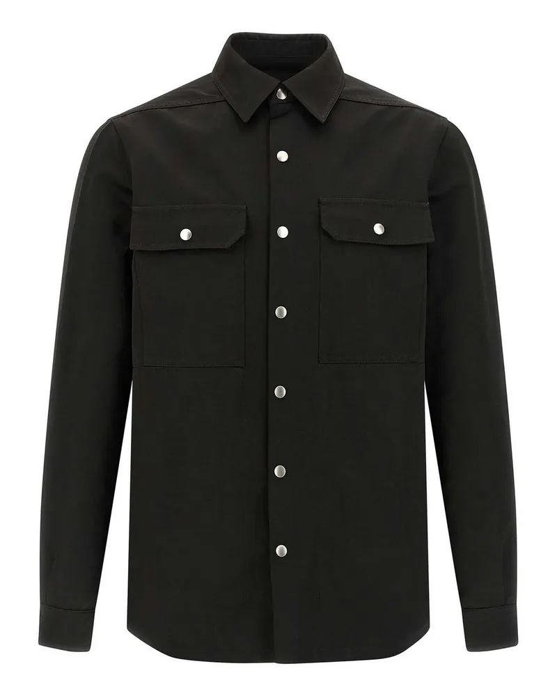 Rick Owens Hemd - Schwarz Schwarz