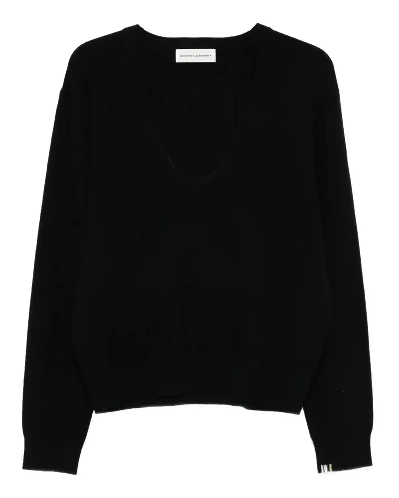 extreme cashmere Rundhalspullover - Schwarz Schwarz