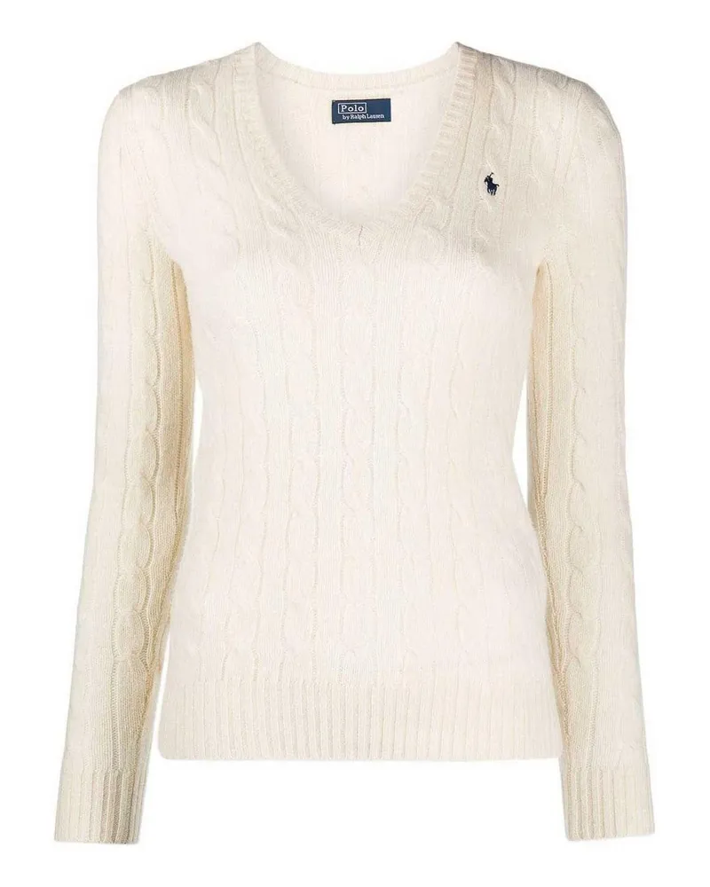 Ralph Lauren Rundhalspullover - Weiß Weiß