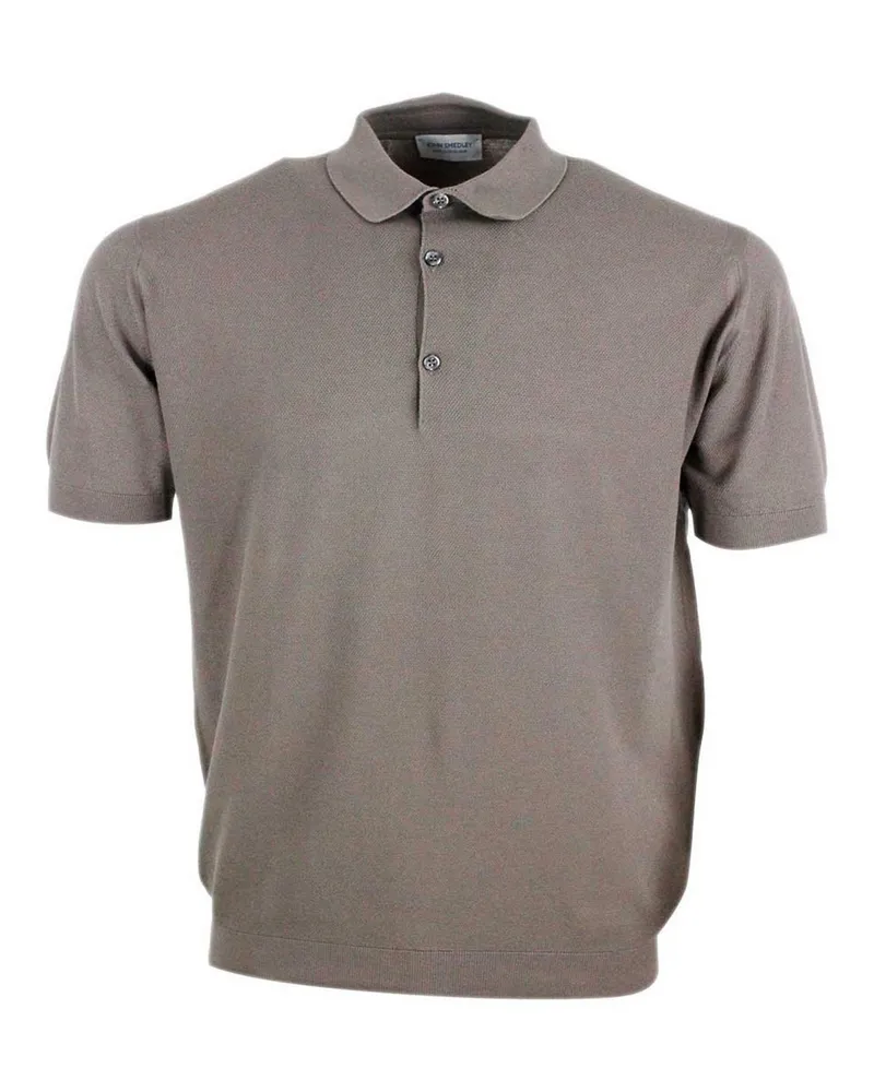 John Smedley Poloshirt - Beige Beige