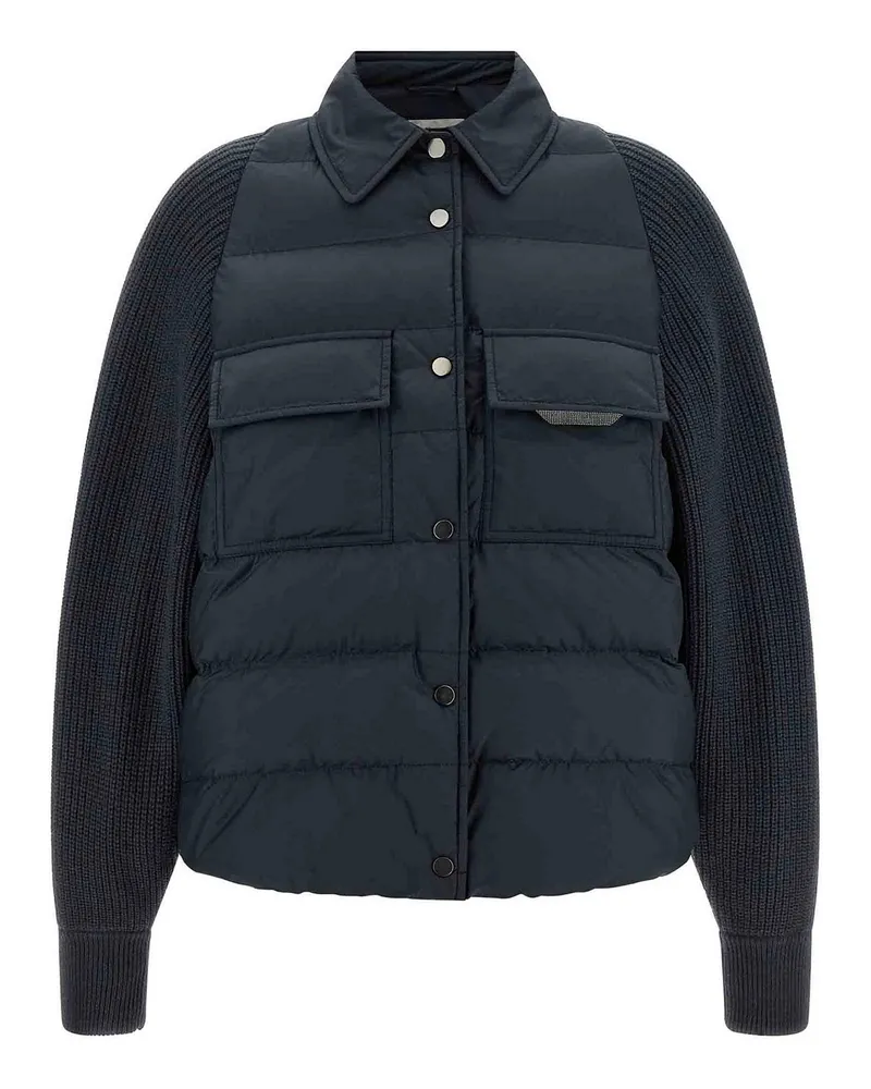 Brunello Cucinelli Daunenjacke - Blau Blau