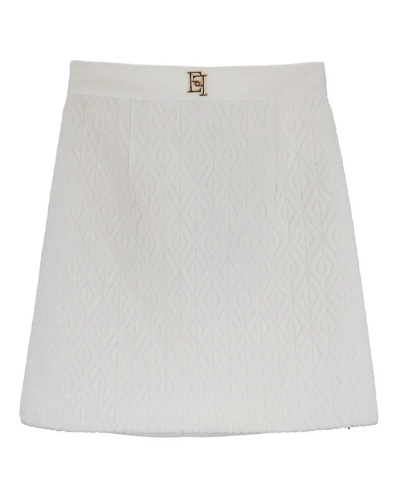 Elisabetta Franchi Minirock - Creme Creme