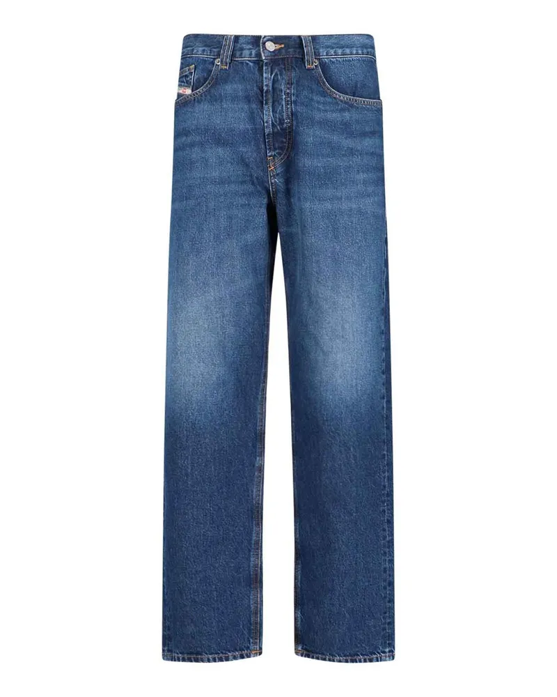 Diesel Straight Leg Jeans - Blau Blau