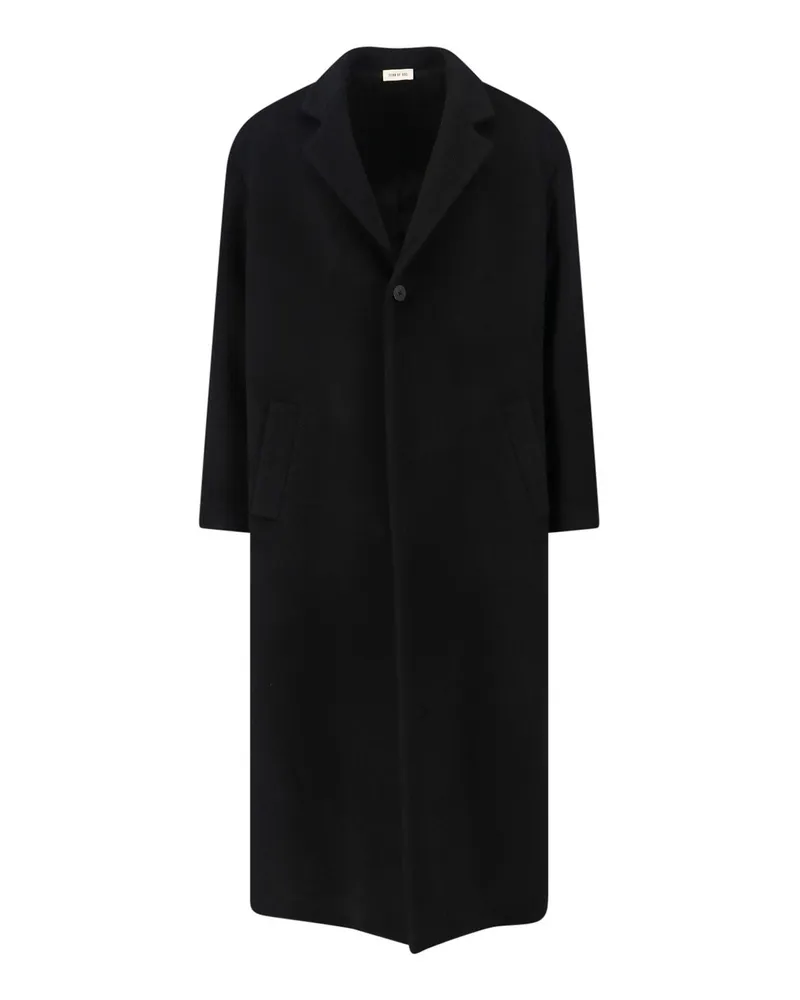 Fear of God Knielanger Mantel - Schwarz Schwarz