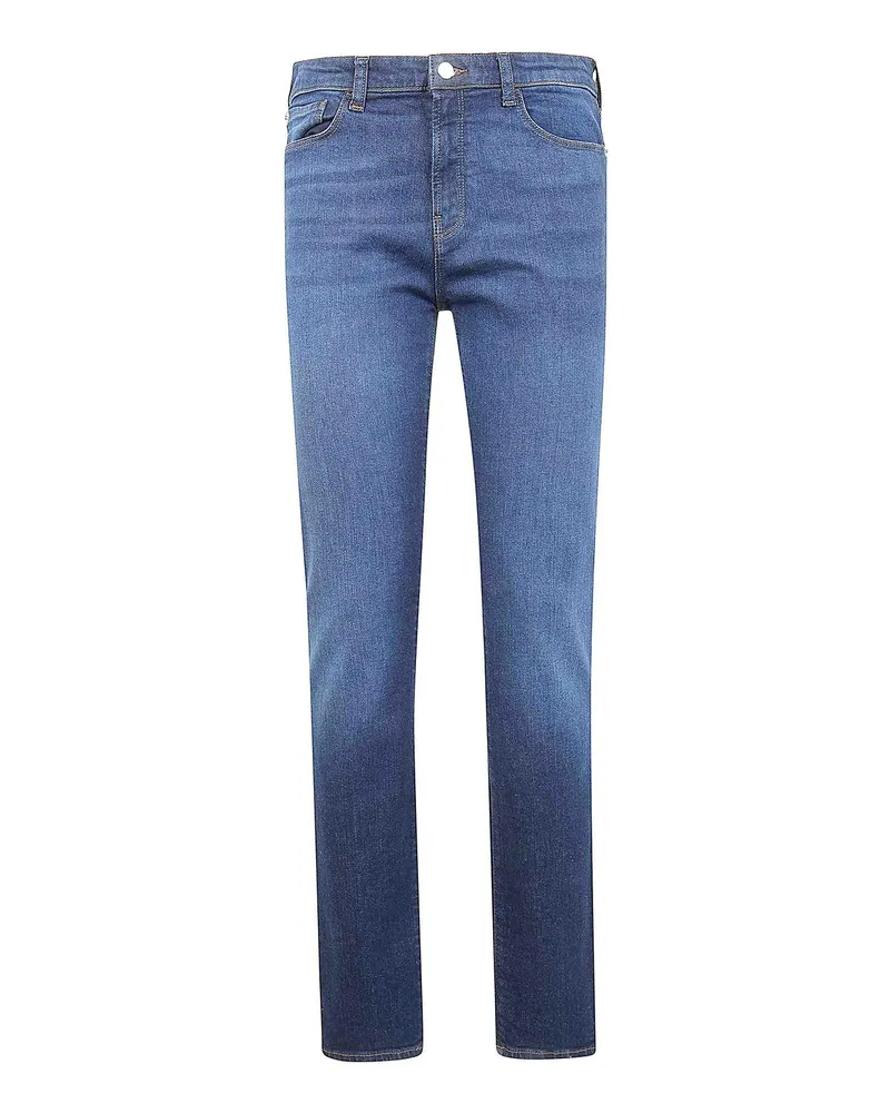 Emporio Armani Straight Leg Jeans - Blau Blau